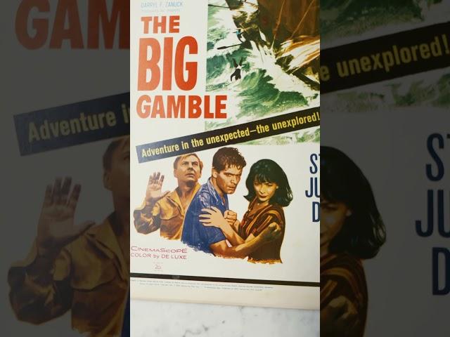 Rare Movie Poster Find!   Beautiful Lithography!   The Savage Innocents 1961 Anthony Quinn Yoko Tani