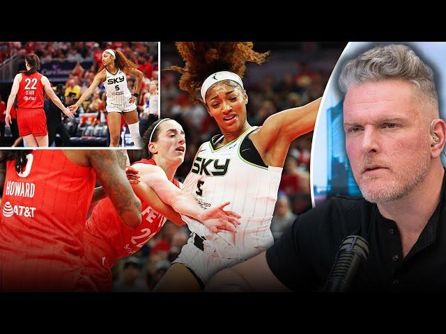 Caitlin Clark Facing Criticism After Foul On Angel Reese; Drama Hurting The WNBA? | Pat McAfee Show