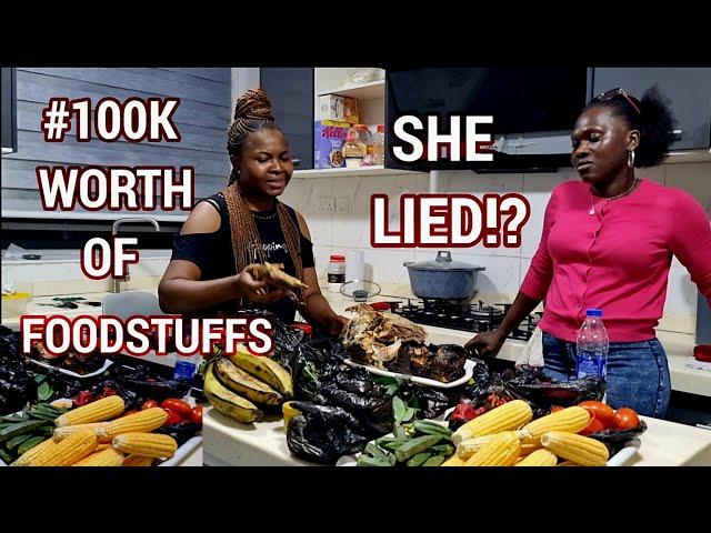 100k Nigerian Foodstuffs Haul - Cheaper Prices in Lagos Mainland