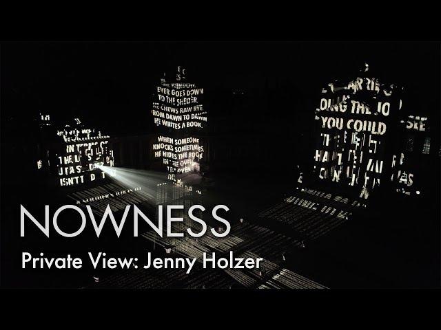 Private View: Jenny Holzer at Blenheim Palace