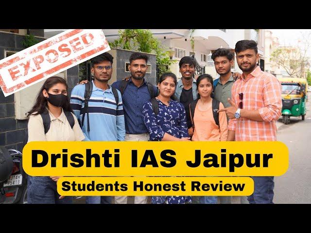 Drishti IAS Jaipur Students Genuine Review | IAS,RAS Coaching Review | RJ Mohit