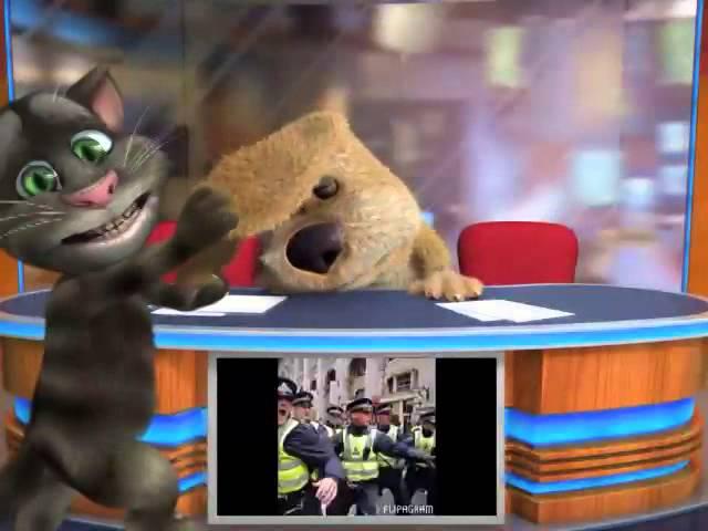 Talking Tom & Ben News fight