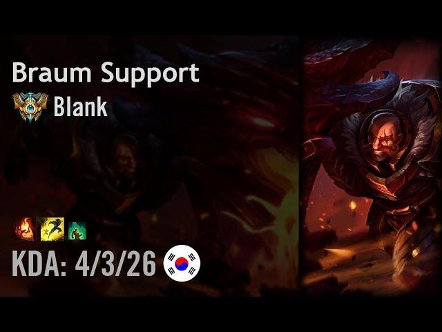 Braum Support vs Bard - Blank - KR Challenger Path 6.5