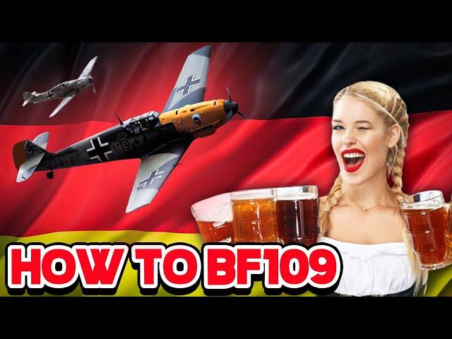 How to bf109 in war thunder (from 1.3- 5.7) The plane that needs a pilot