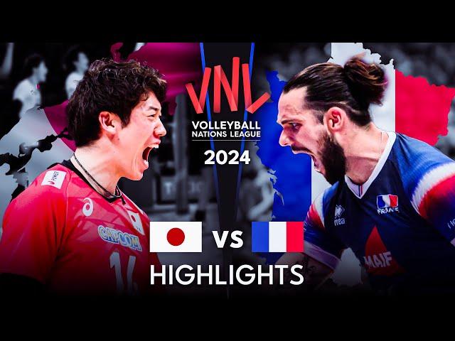 LEGENDARY MATCH | JAPAN vs FRANCE | Men's VNL 2024