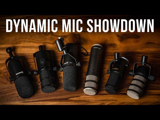 Dynamic Microphone Comparison (Shure SM7B, RODE Procaster & PodMic, Deity VO-7U, Maono PD400X, BOYA)