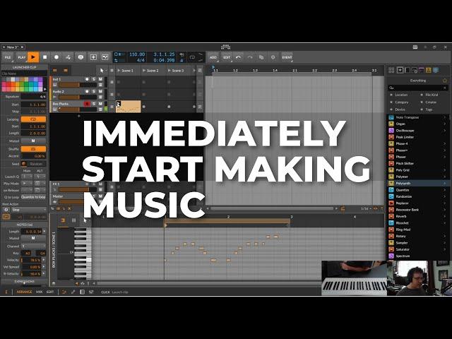 Bitwig Studio 5 - IMMEDIATELY Start Making Music