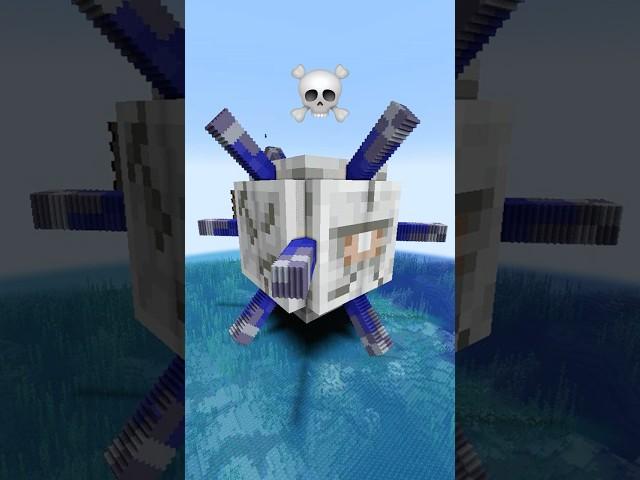 Minecraft Mob Statue Build Battle - Noob vs Pro vs Hacker vs God #shorts #minecraft