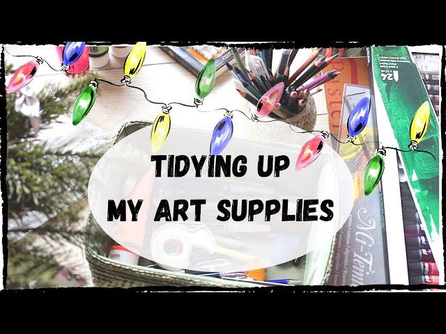 Reorganizing my ART supplies || Why do I need so many pens?