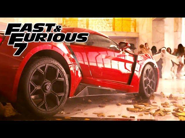 Building Jump Scene - FAST and FURIOUS 7 (Lykan Hypersport) 1080p