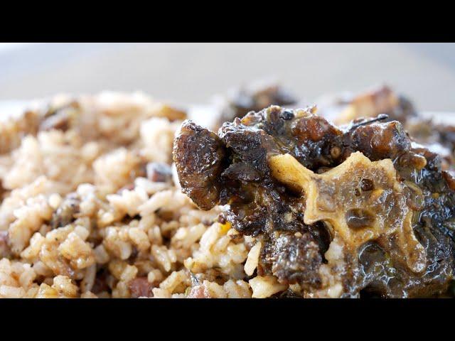 JAMAICA OXTAIL with RICE & PEAS [Pier One on the Waterfront]