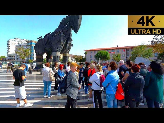 Çanakkale Merkez | Truva Atı | The Real Trojan Horse Canakkale | Walking Tour | 4K | 60fps | 2023 |