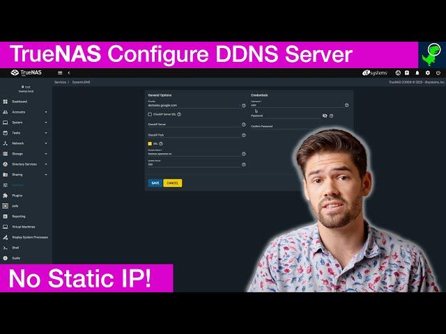 Setup DDNS Server on TrueNAS CORE 12 | 4K TUTORIAL