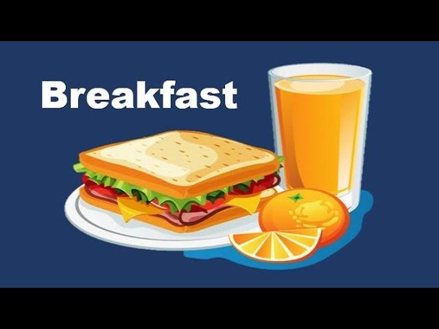  Los alimentos del desayuno en inglés | Breakfast Foods    