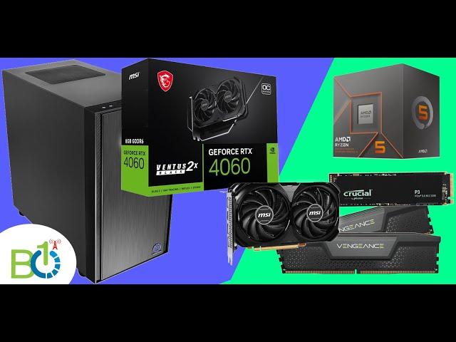 System Build 33 - Build With Brian - Complete Build using Qflash-plus, NVIDIA RTX 4060 (2024)