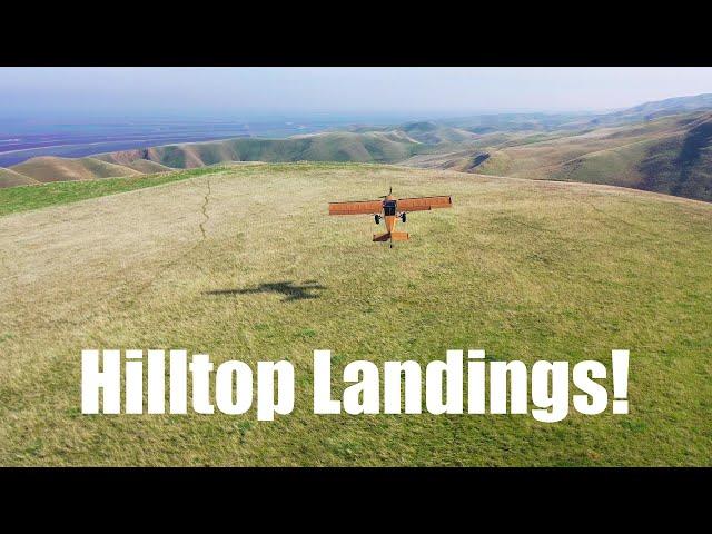 Kitfox, SuperSTOL, Legend Cub Hilltop Landings! - Just Aircraft #JustAircraft #Kitfox #LegendCub