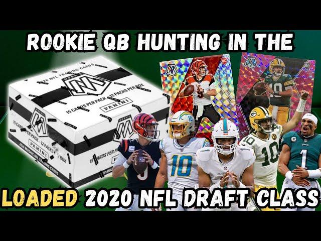 ONE OF THE BEST QB DRAFTS EVER! 2020 Panini Mosaic Football Cello Box!