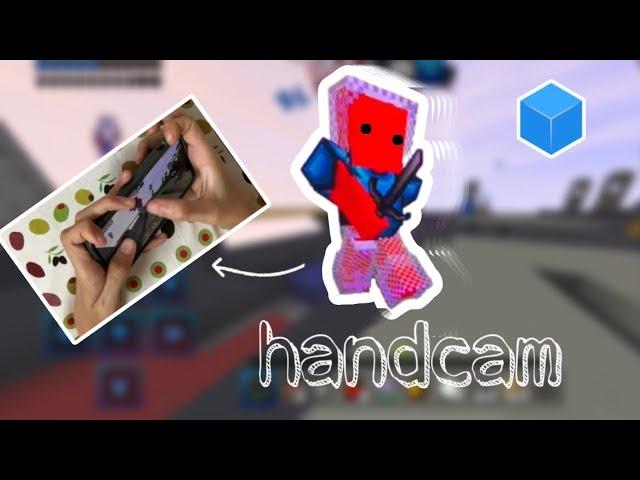 MCPE Handcam Cubecraft Skywars uncut gameplay (mobile)