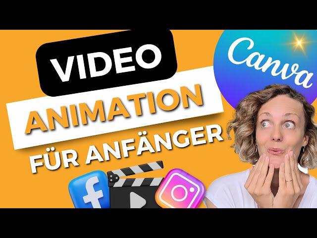 VIDEO in CANVA erstellen für ANFÄNGER: Instagram Reel erstellen | Google Search Bar Animation