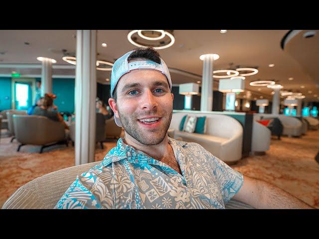 Experiencing The Concierge Lounge On The Disney Wish! Halloween On The High Sea & Frozen Dinner Show