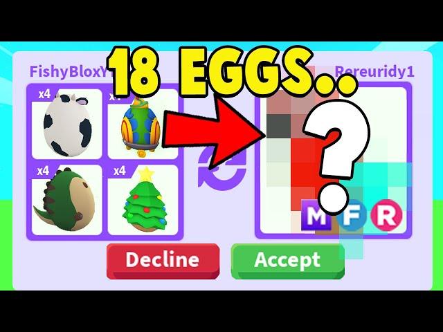 I traded 18 OLD EGGS for This.. (Adopt Me)