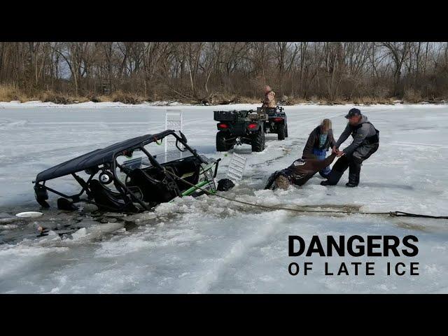 Dangers of Late Ice | Ice Fishing Gone Wrong