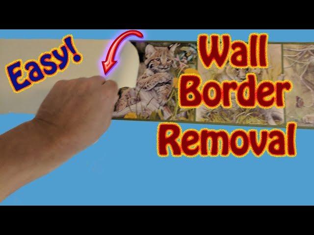 The Easy Way to Remove Wall Border - Wallpaper Border Removal The Easy Way