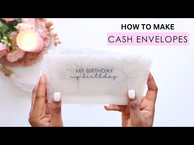 HOW TO MAKE CASH ENVELOPES | CASH STUFFING FOR BEGINNERS