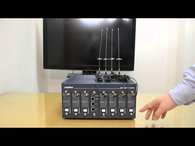 24-Port Multi-SIM GSM Gateway AP-GS2800(24 포트 192 심뱅크 멀티심 GSM 게이트웨이) | AddPac