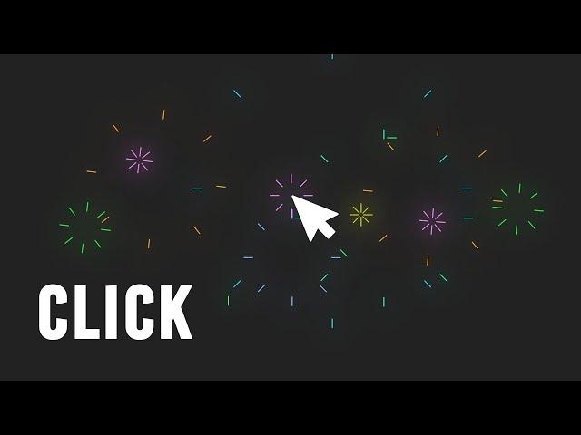 How to make Animated Click Effect using CSS & Javascript