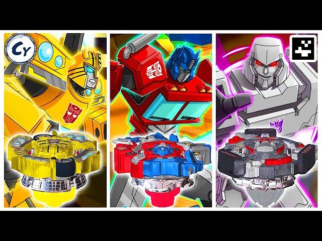 HOW TO GET ALL TRANSFORMERS BEYBLADES + QR CODES FOR BEGINNERS Beyblade Burst App Gameplay