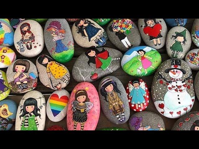 فن الرسم على الحجارة روعة|Stone art 