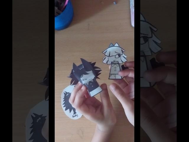 CREATE Your Own BLACK and WHITE Paper crafts#shorts#blackwhitedesign #nawar ideas