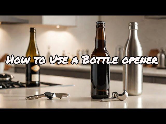 How to Use a Bottle Opener