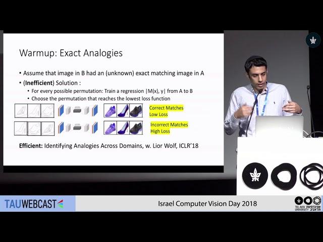 Non-Adversarial Mappings - Vision Day 2018
