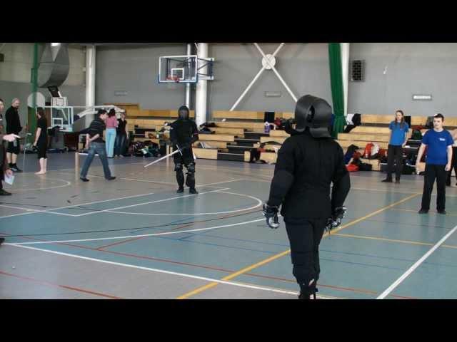 Longsword Quarter final ŚKUNKS 2013, Jan Chodkiewicz vs. Anton Kohutovič