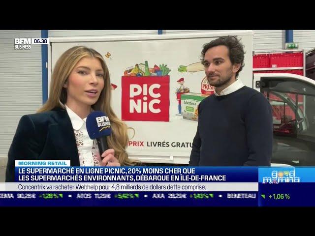 Le supermarché en ligne Picnic débarque en Île-de-France.