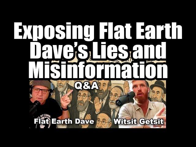 Flat Earth Dave Lies to Rabbis