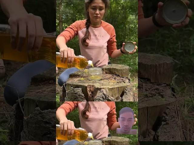 Burn for a Long time #bushcraft #outdoorsurvival #camping #bushcamp #bushcrafter #satisfying #honey