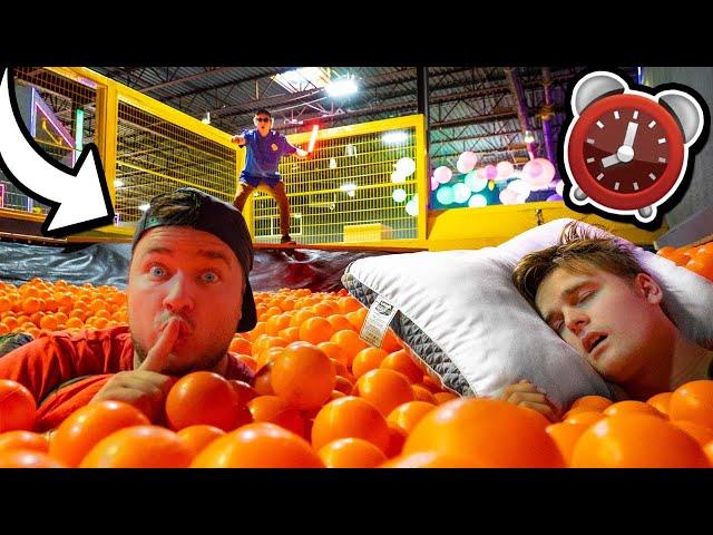 24 Hour Overnight Challenge In Amusement Park