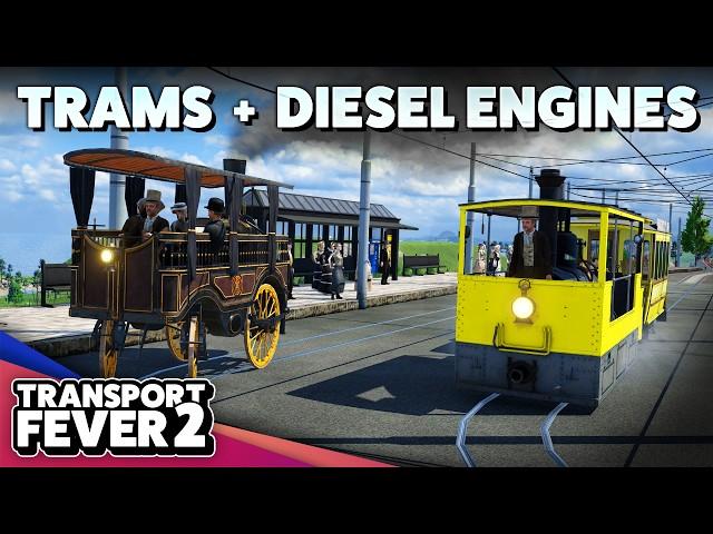 Solving a Big Problem with Trams & Diesel Engines — Transport Fever 2 (#4)