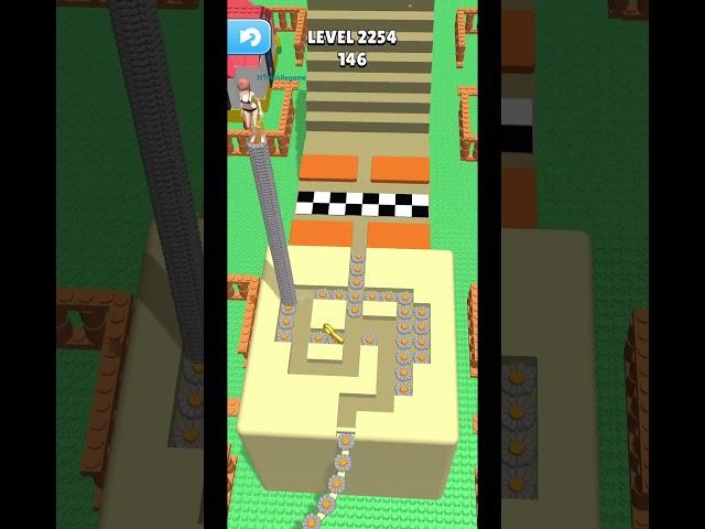 Gameplay top mobile games Relaxing n satisfying game iOS/ANDROID Stacky Dash  #shorts Level 2254