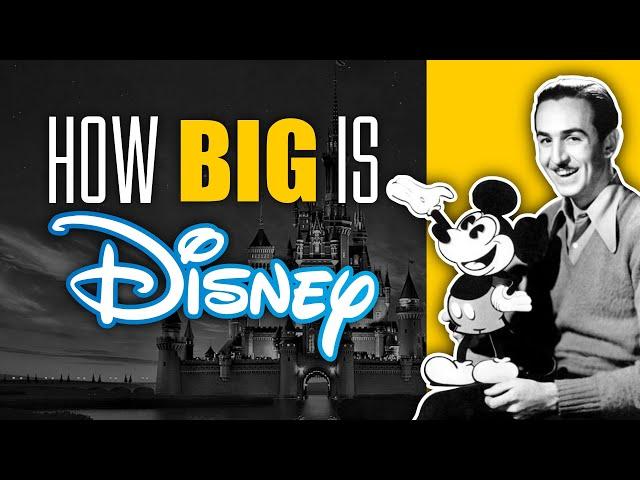 How BIG Is Disney? | Story of The Walt Disney Company