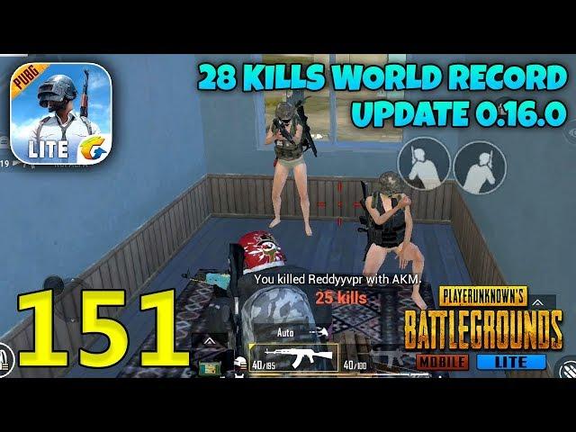 New World Record | PUBG Mobile Lite 28 Kills Solo Squad Gameplay (Update 0.16.0)