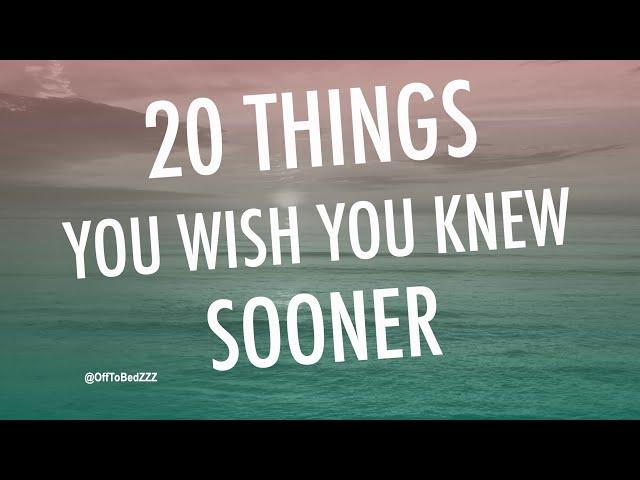  20 THINGS YOU LEARN TOO LATE | Life’s Biggest Truths #OffToBedZZZ #YTShortsFeed #ChangeYourLife 