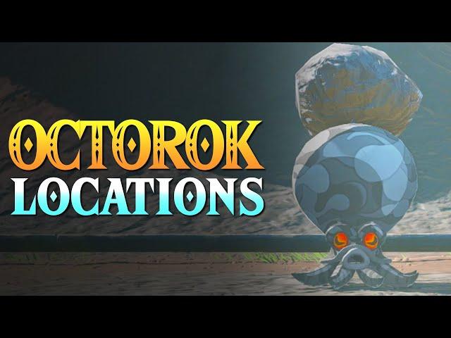 All Rock Octorok Locations (Repair Weapons) - Zelda Tears of the Kingdom