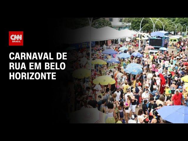 Folia em BH deve ter mais de 500 blocos nas ruas | AGORA CNN