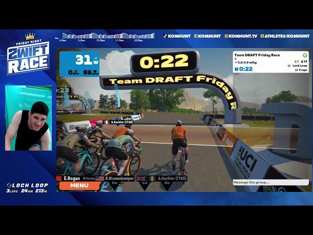 My First Zwift Race on LOCH LOOP in Scotland // 3 Laps 24km