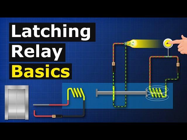 Latching Relay Basics - Basic working principle in 2 minutes