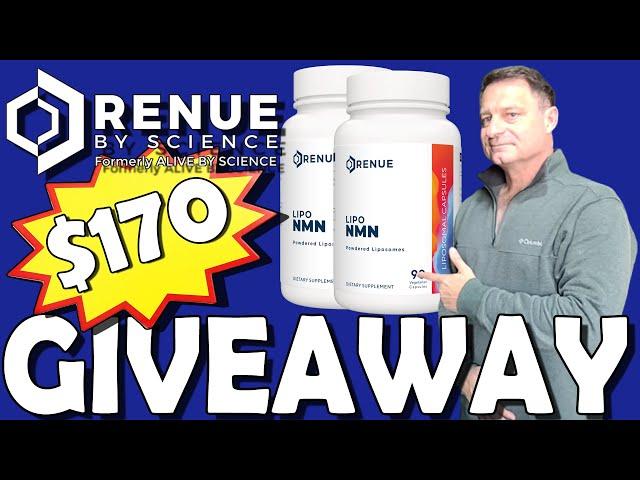 $170 MEGA NMN GIVEAWAY | RENUE by SCIENCE